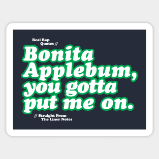 Bonite Applebum Sticker